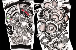 Autobody repair shop tattoo idea