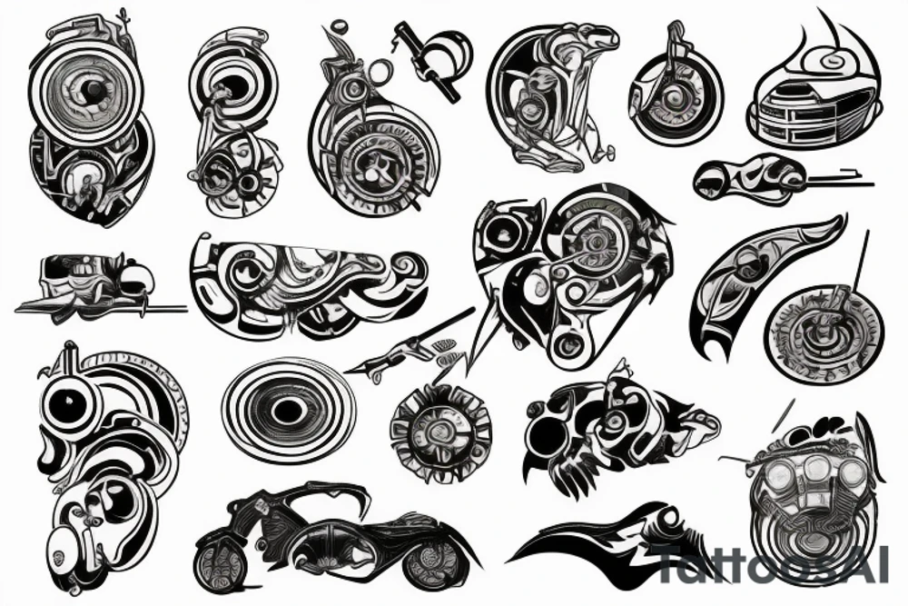 Autobody repair shop tattoo idea