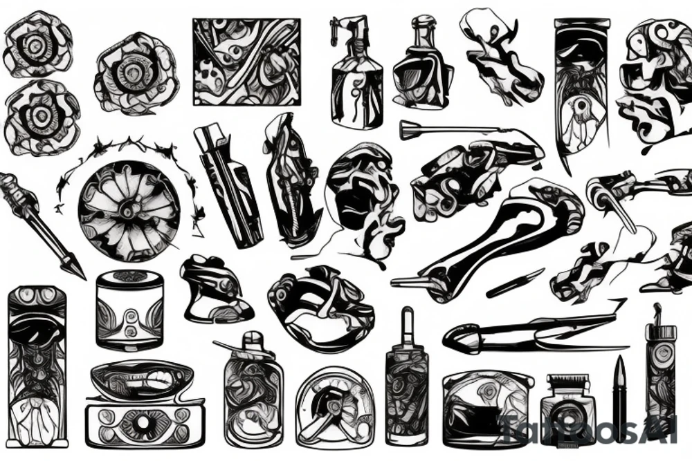 Autobody repair shop tattoo idea