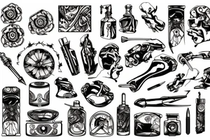 Autobody repair shop tattoo idea