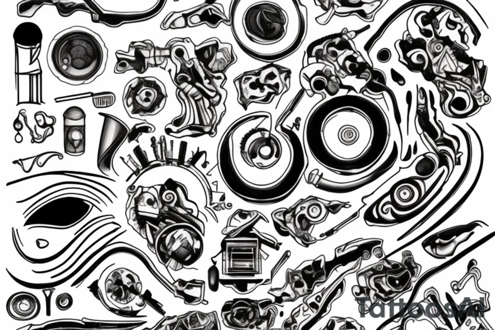 Autobody repair shop tattoo idea