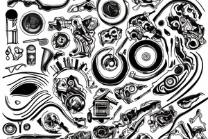 Autobody repair shop tattoo idea