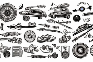 Autobody repair shop tattoo idea