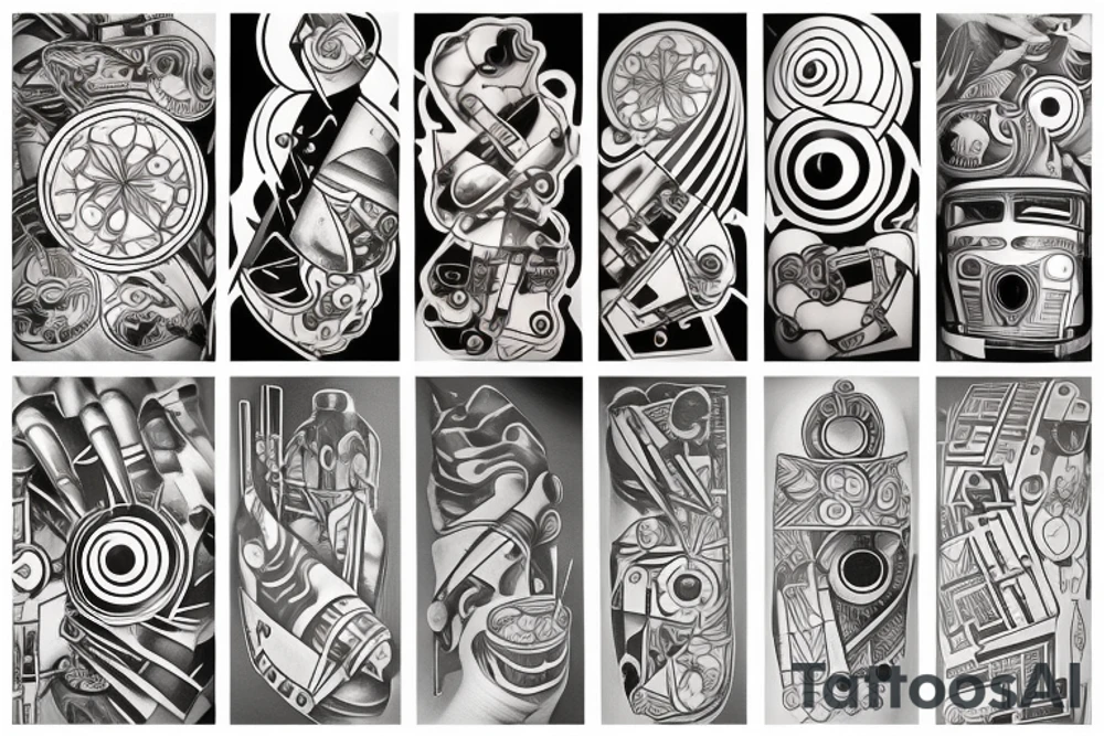 Autobody repair shop tattoo idea