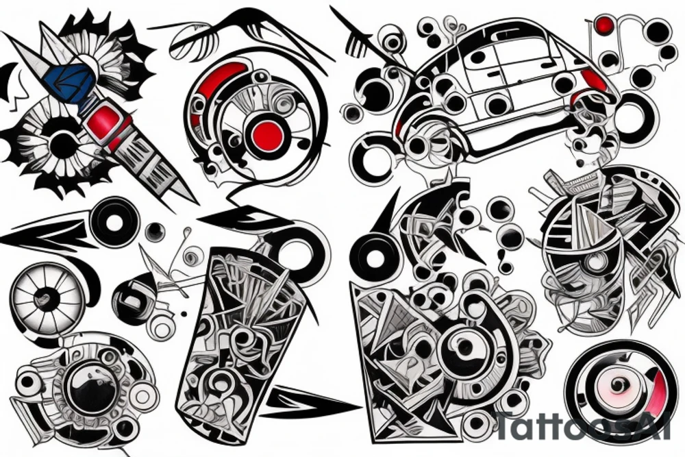 Autobody repair shop tattoo idea