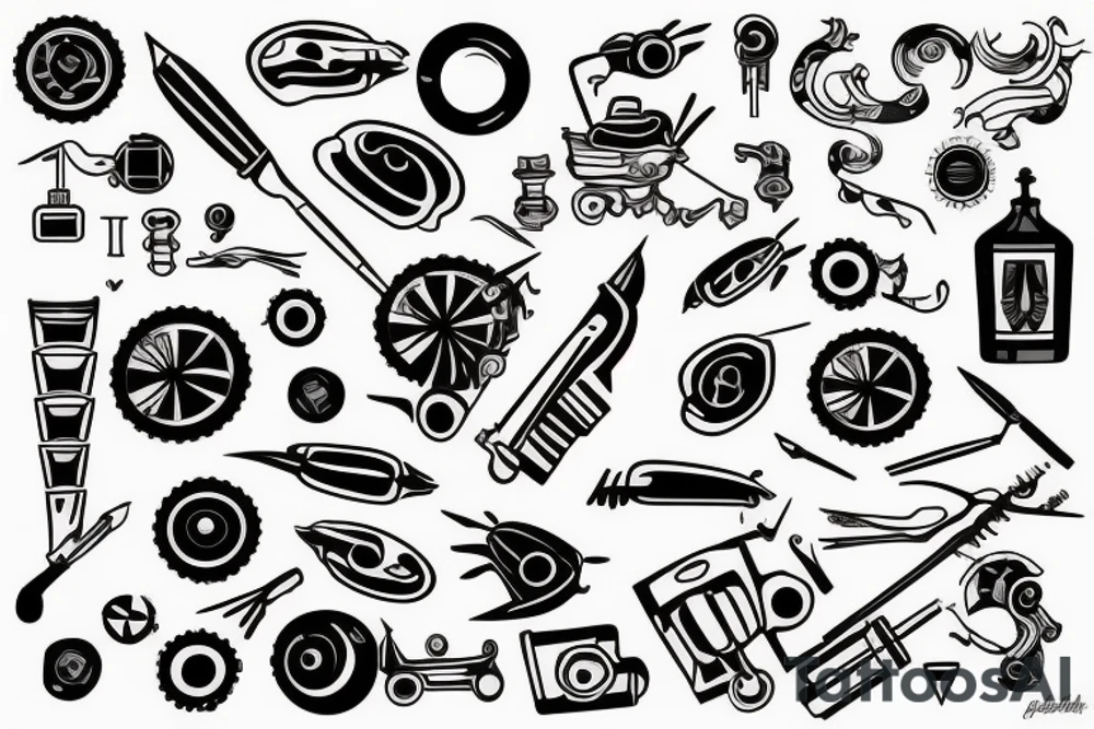 Autobody repair shop tattoo idea