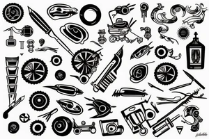 Autobody repair shop tattoo idea