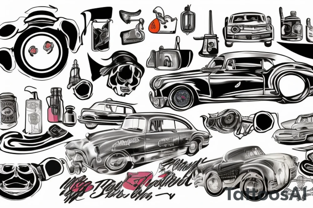 Autobody repair shop tattoo idea