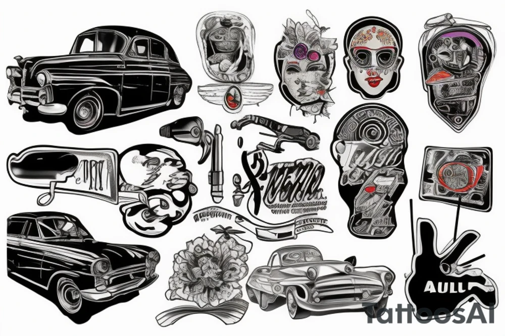 Autobody repair shop tattoo idea