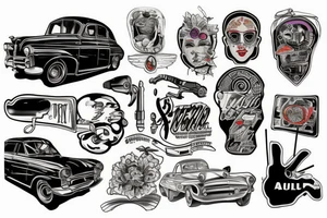Autobody repair shop tattoo idea