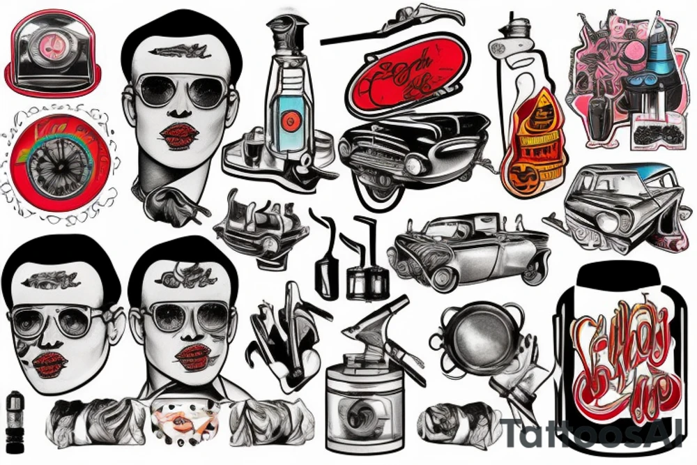 Autobody repair shop tattoo idea