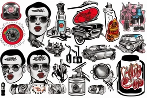 Autobody repair shop tattoo idea