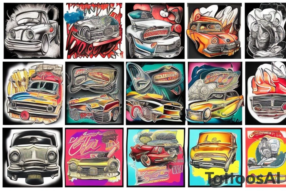 Autobody repair shop tattoo idea
