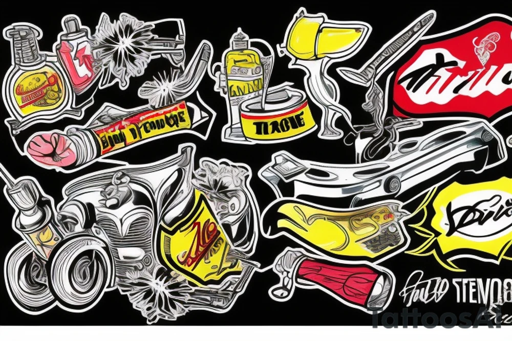 Autobody repair shop tattoo idea