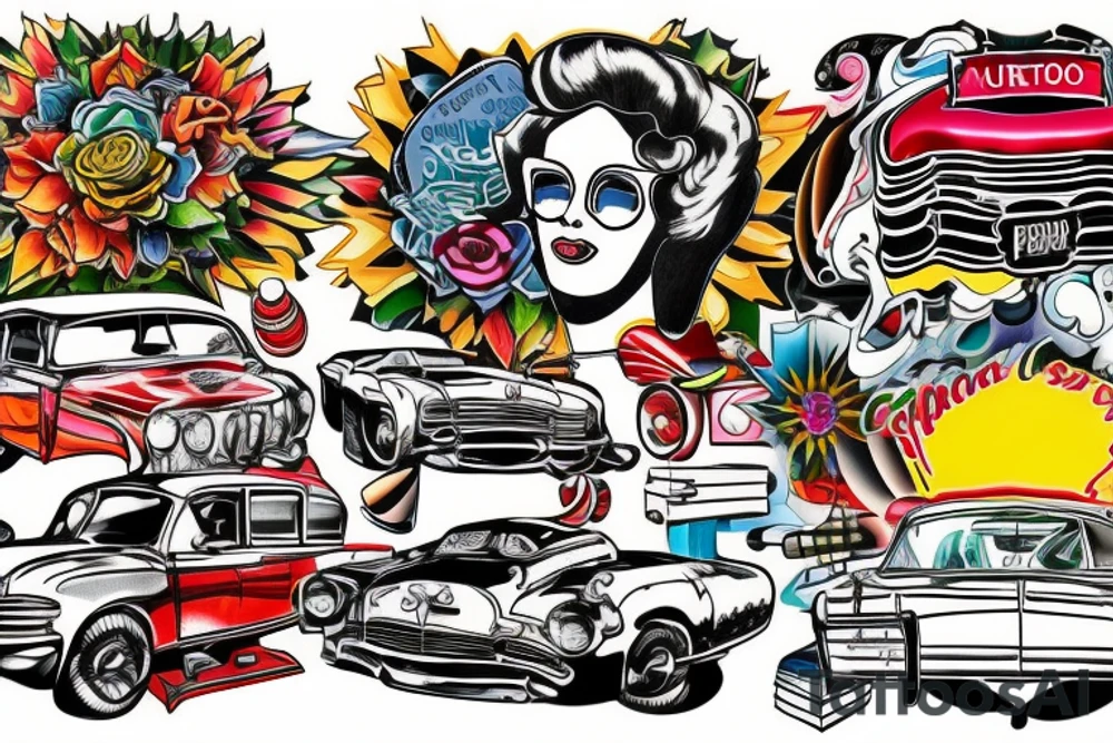 Autobody repair shop tattoo idea