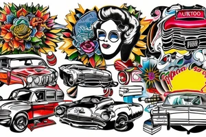 Autobody repair shop tattoo idea