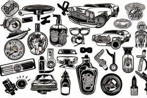 Autobody repair shop tattoo idea