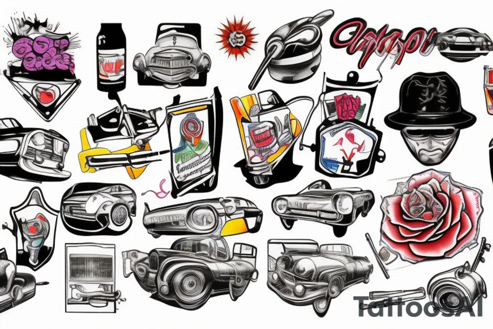 Autobody repair shop tattoo idea