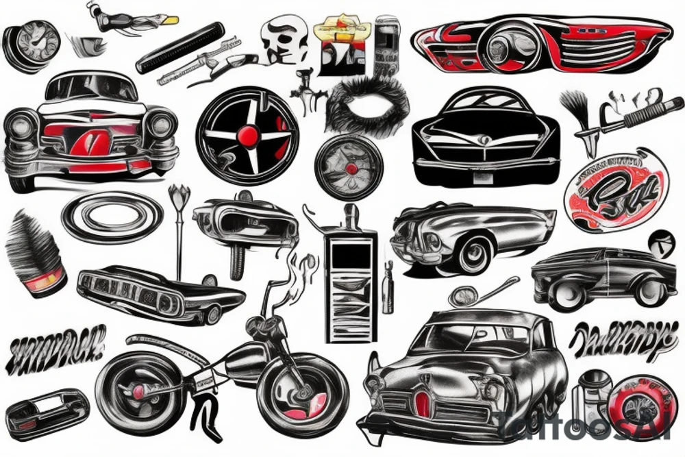 Autobody repair shop tattoo idea
