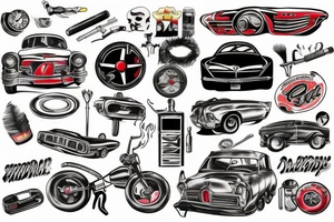 Autobody repair shop tattoo idea