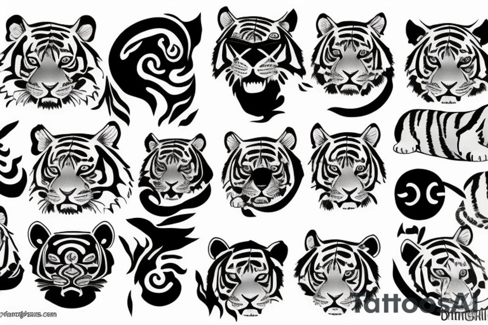 tiger tattoo idea