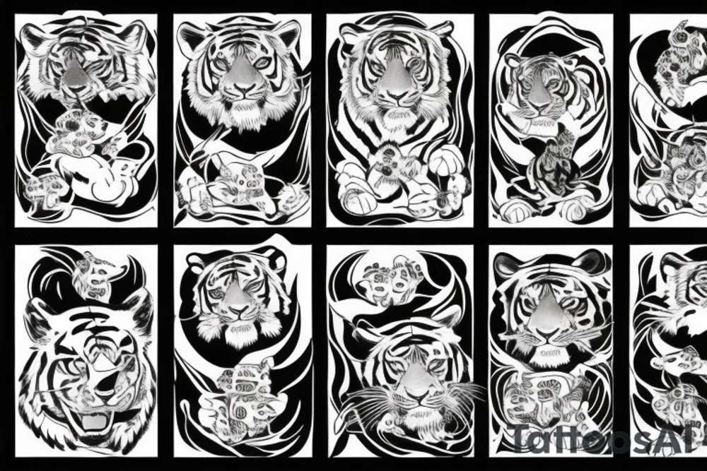 tiger tattoo idea
