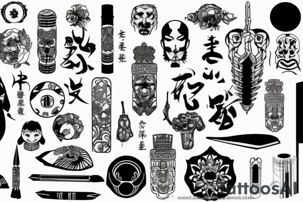column tattoo idea