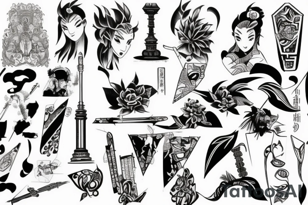 column tattoo idea