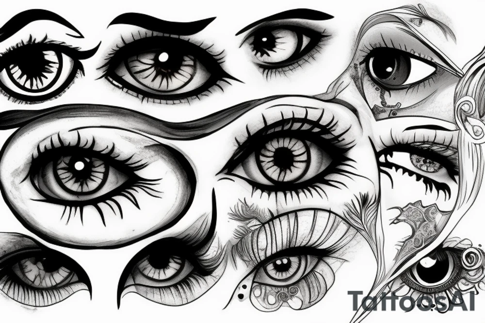eyes tattoo idea