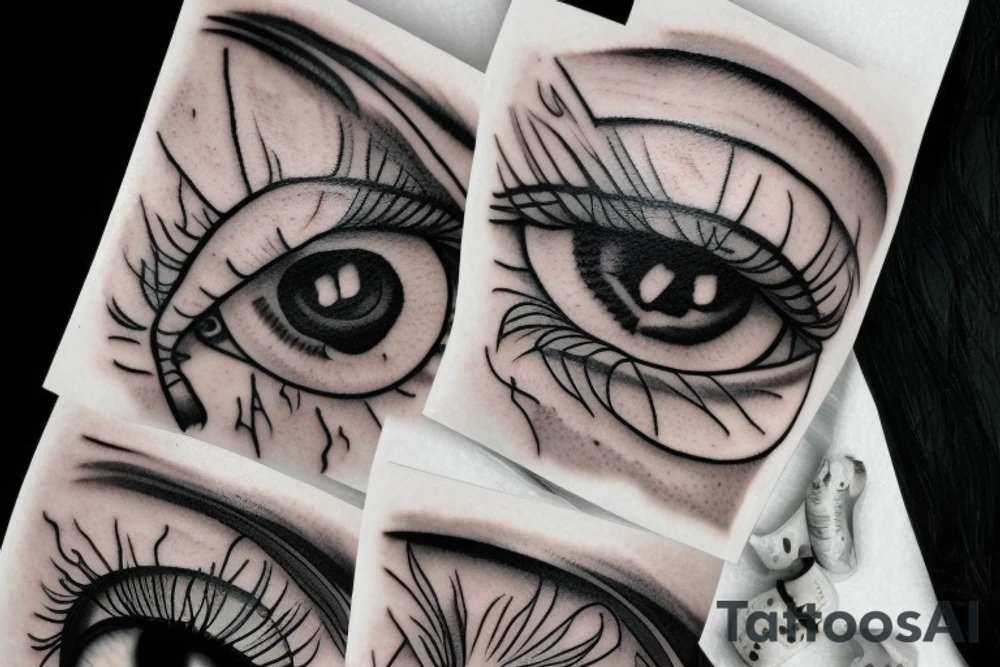 eyes tattoo idea