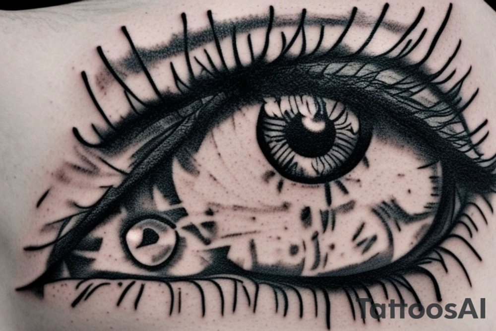 eyes tattoo idea