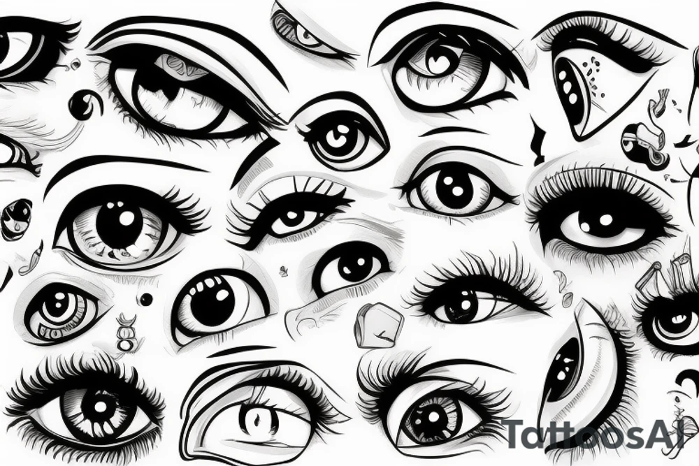 eyes tattoo idea