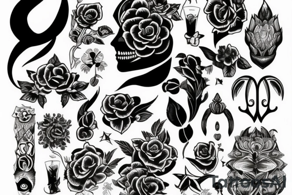 ворона tattoo idea
