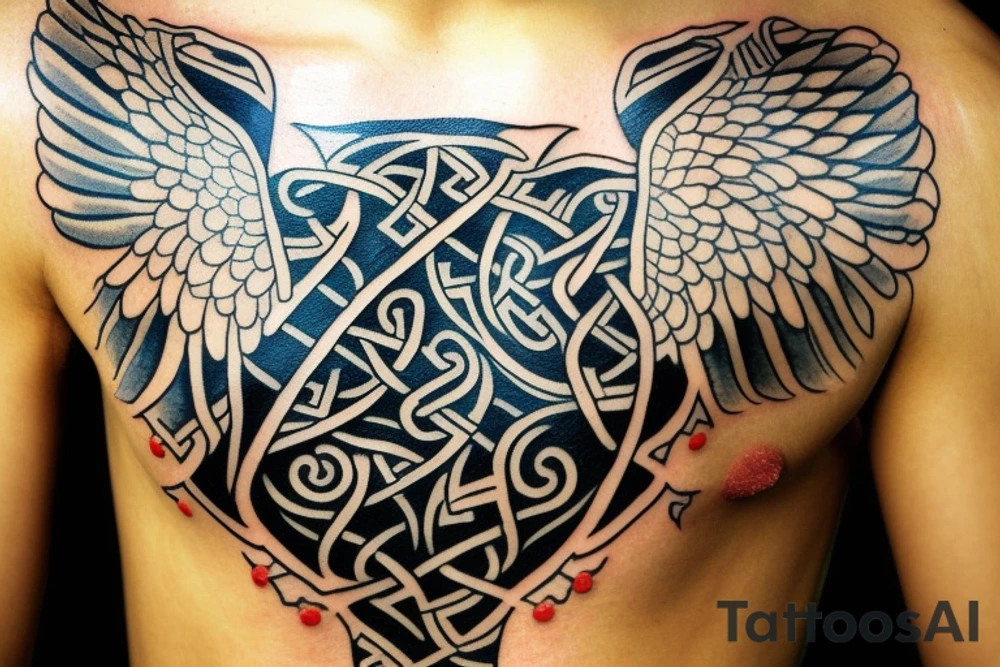 Viking raven means protection and strength, as well as wisdom and courage. This powerful protective tattoo is often depicted with Galdrastav, Sigils and other runic symbols. It reminds of the courage and experience needed to overcome life's difficulties. tattoo idea