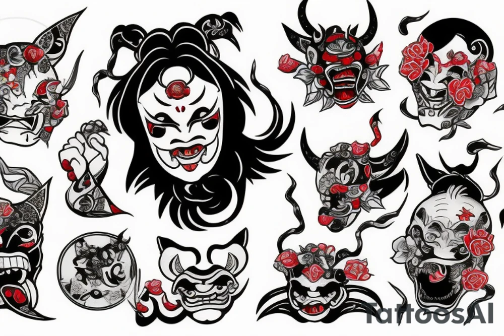 hannya tattoo idea