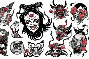 hannya tattoo idea