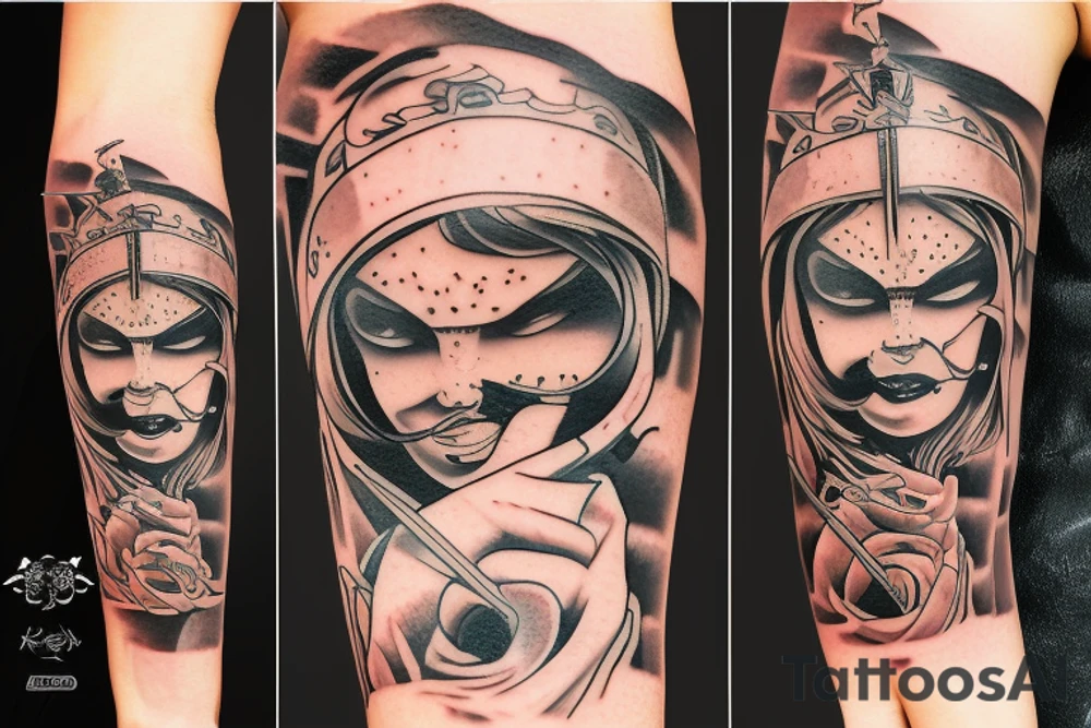 katana tattoo idea