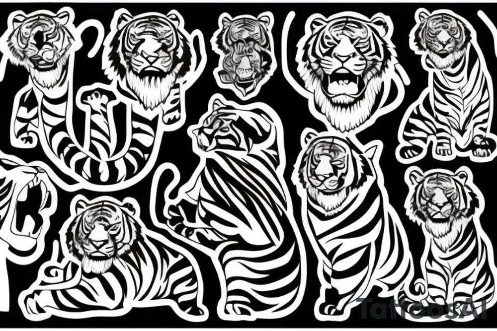 tiger tattoo idea
