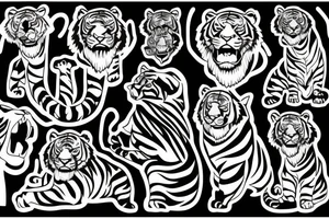 tiger tattoo idea