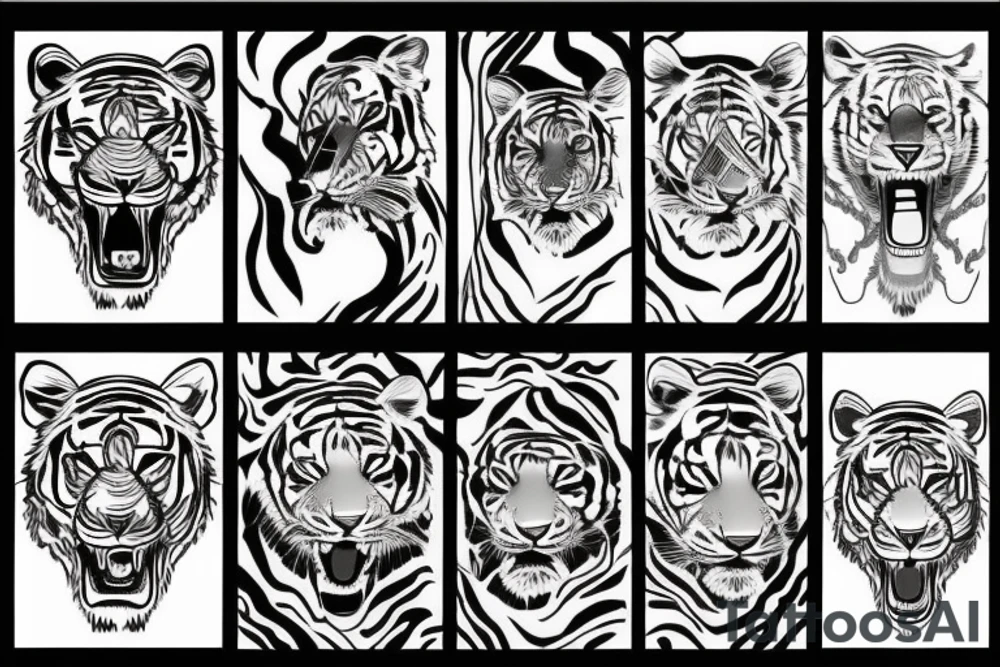 tiger tattoo idea