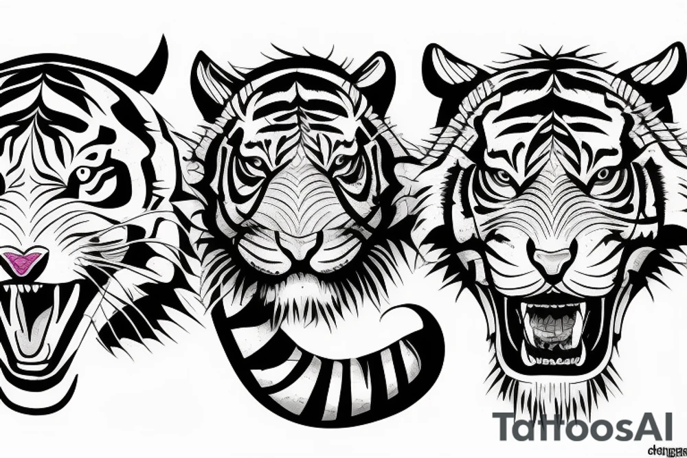 tiger tattoo idea