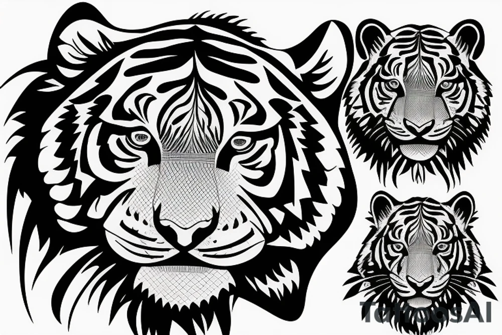 tiger tattoo idea