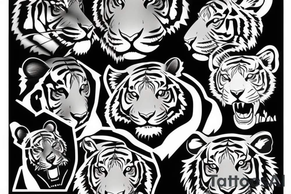 tiger tattoo idea