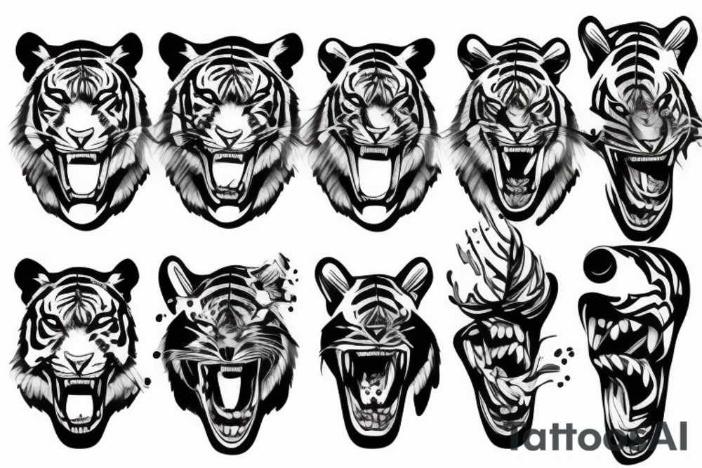 tiger tattoo idea