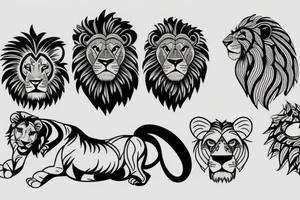lion tattoo idea