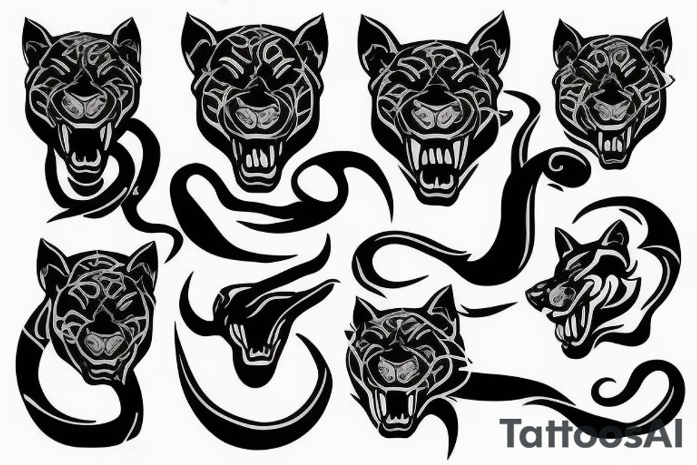panther tattoo idea