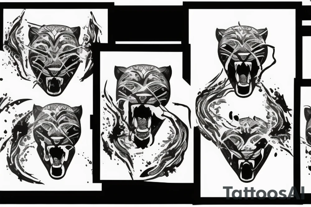 panther tattoo idea