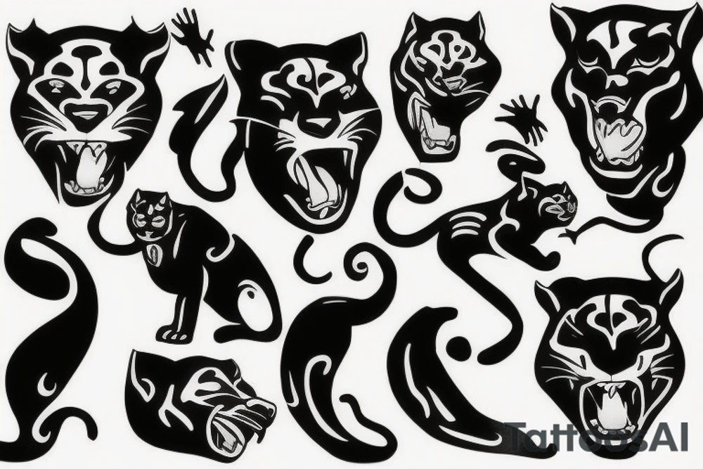 panther tattoo idea