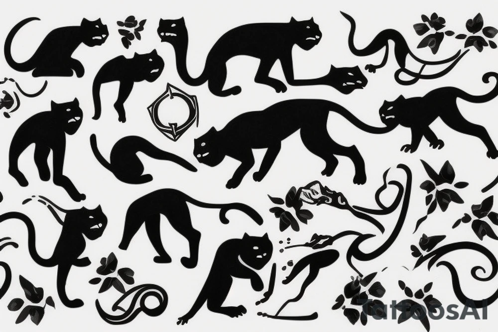 panther tattoo idea