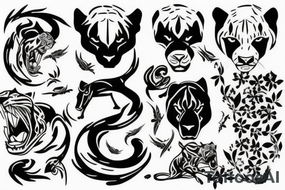 panther tattoo idea